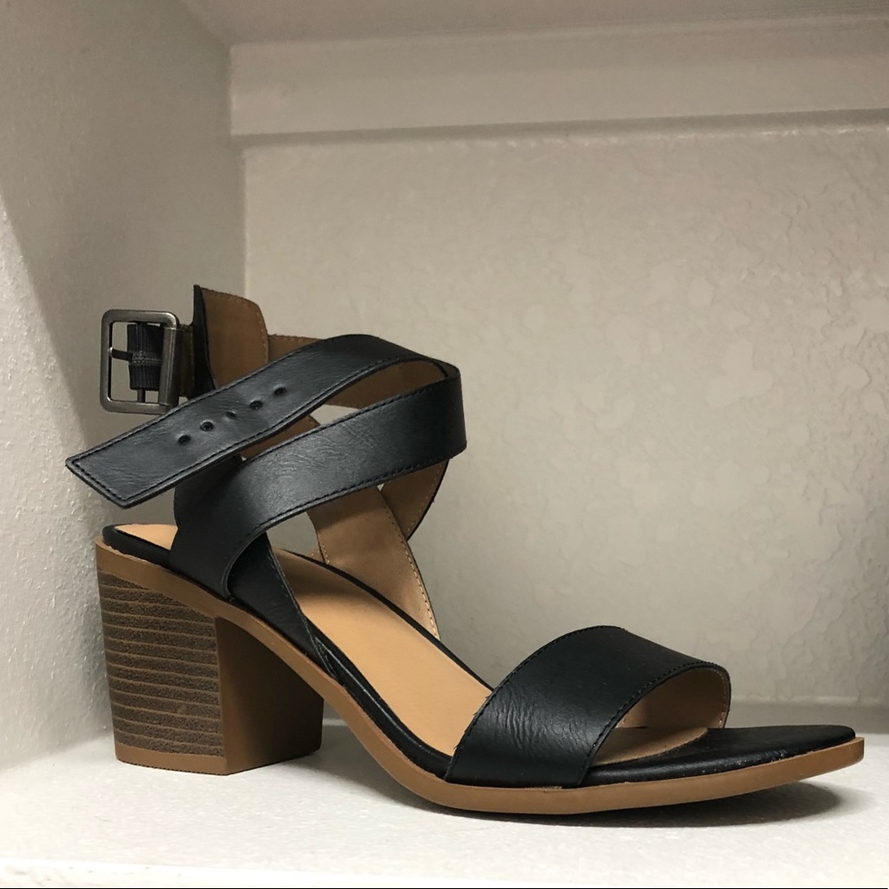 Black Block Heels by Merona